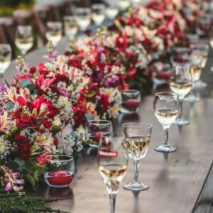 Gold-Rim Glassware Set