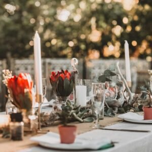 Blush Rose Centerpiece